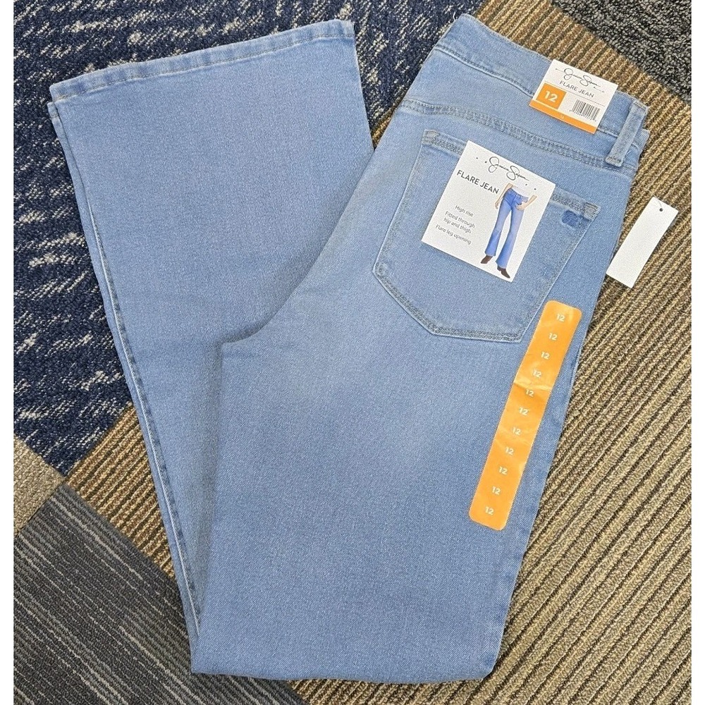 Jessica Simpson Women's High Rise Flare Jean, Size 12 Pants